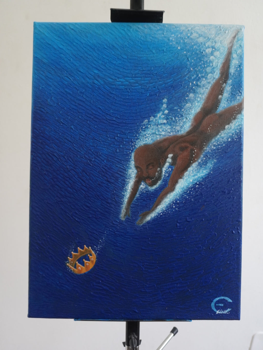 Crown - 2026 | Acrylique sur toile • 41x33 cm